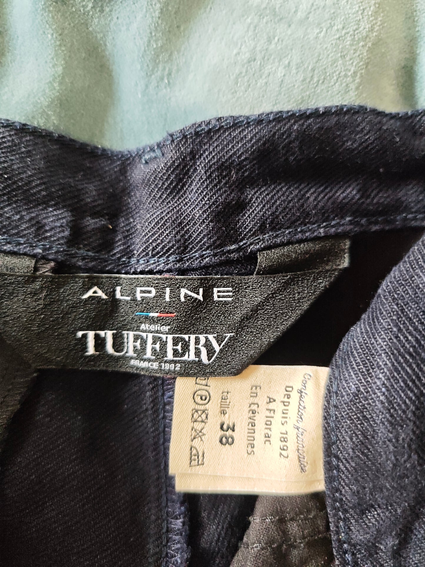 Chino ajusté taille haute Alpine 100% Lin Français - Léonie