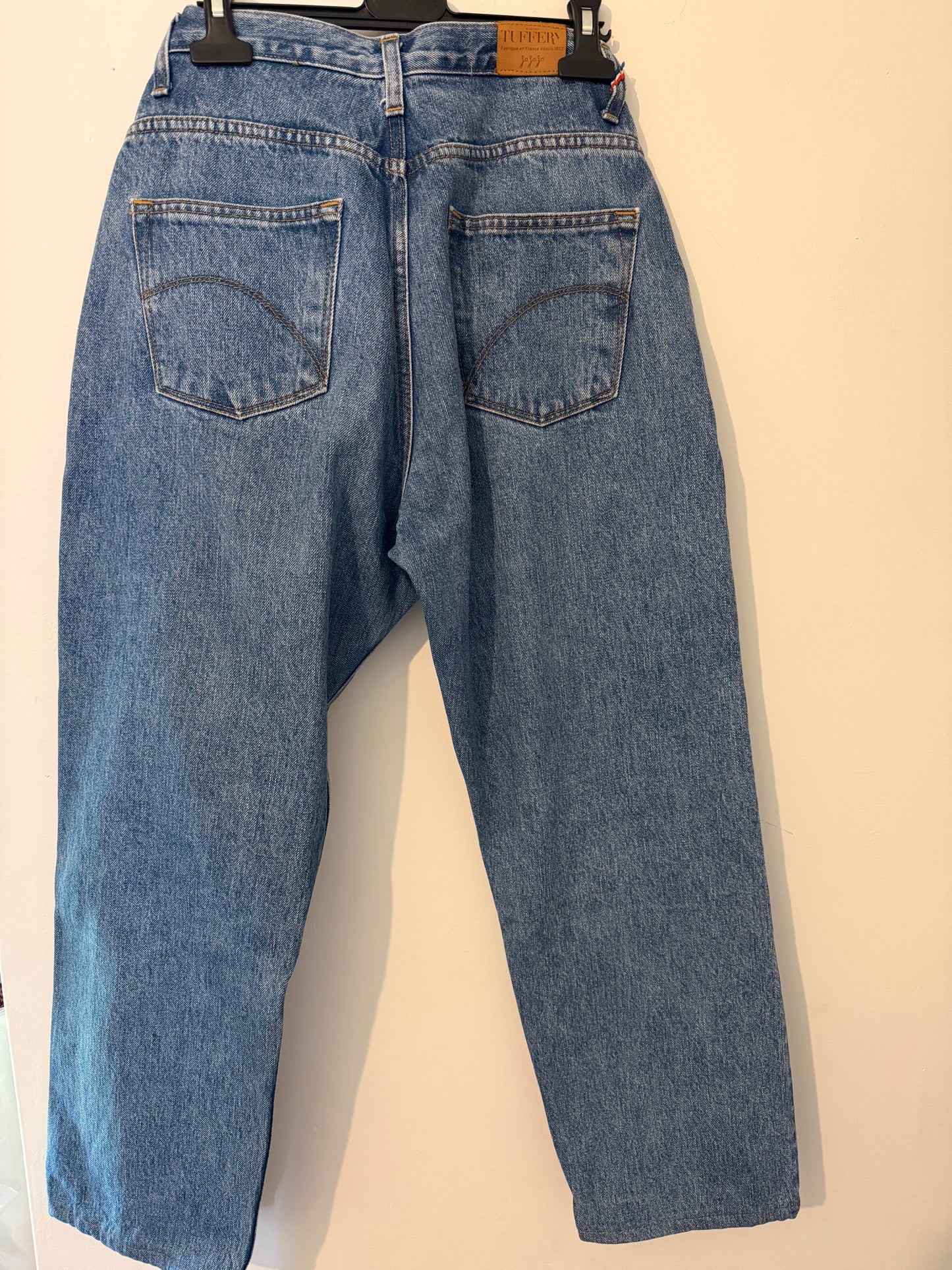 Jean droit taille haute clair – Apolline