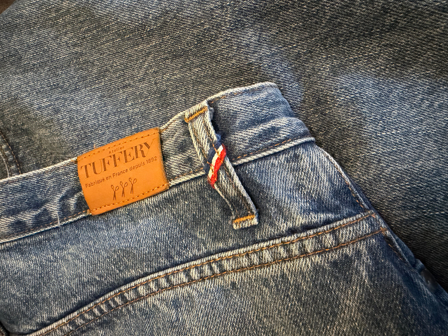 Jean droit taille haute clair – Apolline