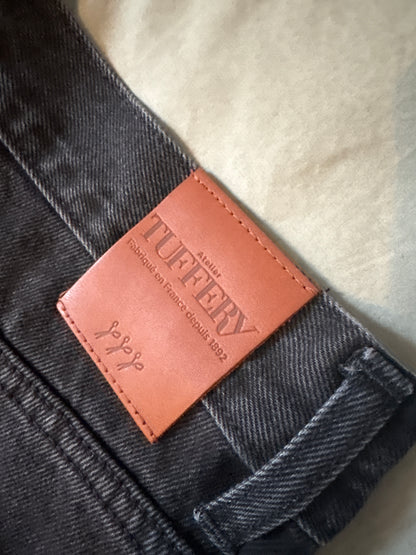 Jean femme baggy Noir Délavé - Gaspard