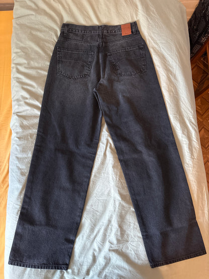 Jean femme baggy Noir Délavé - Gaspard