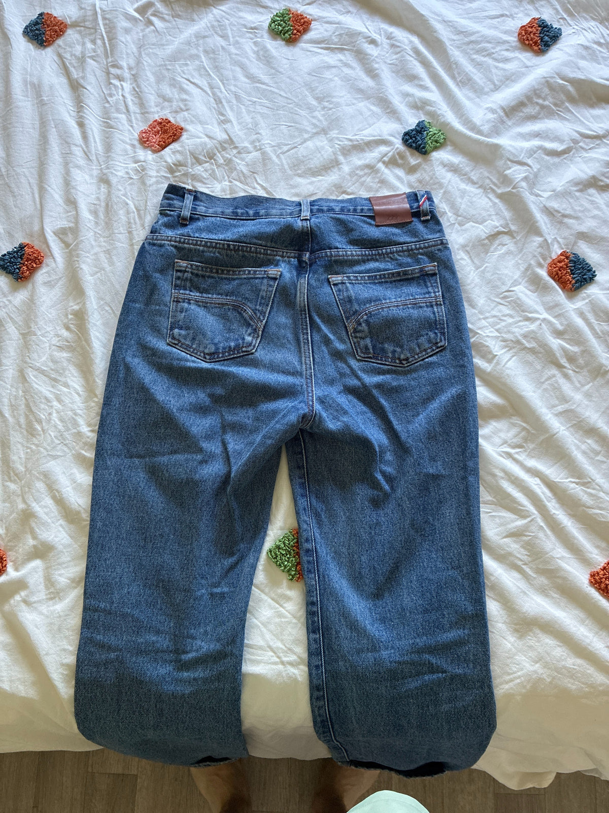 Jean homme droit taille haute Stonewashed - Célestin