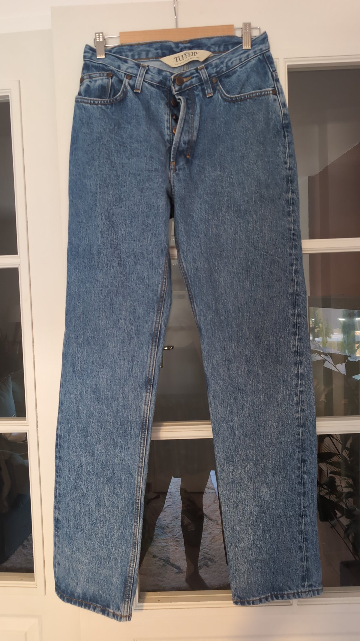 Jean droit taille haute clair – Apolline