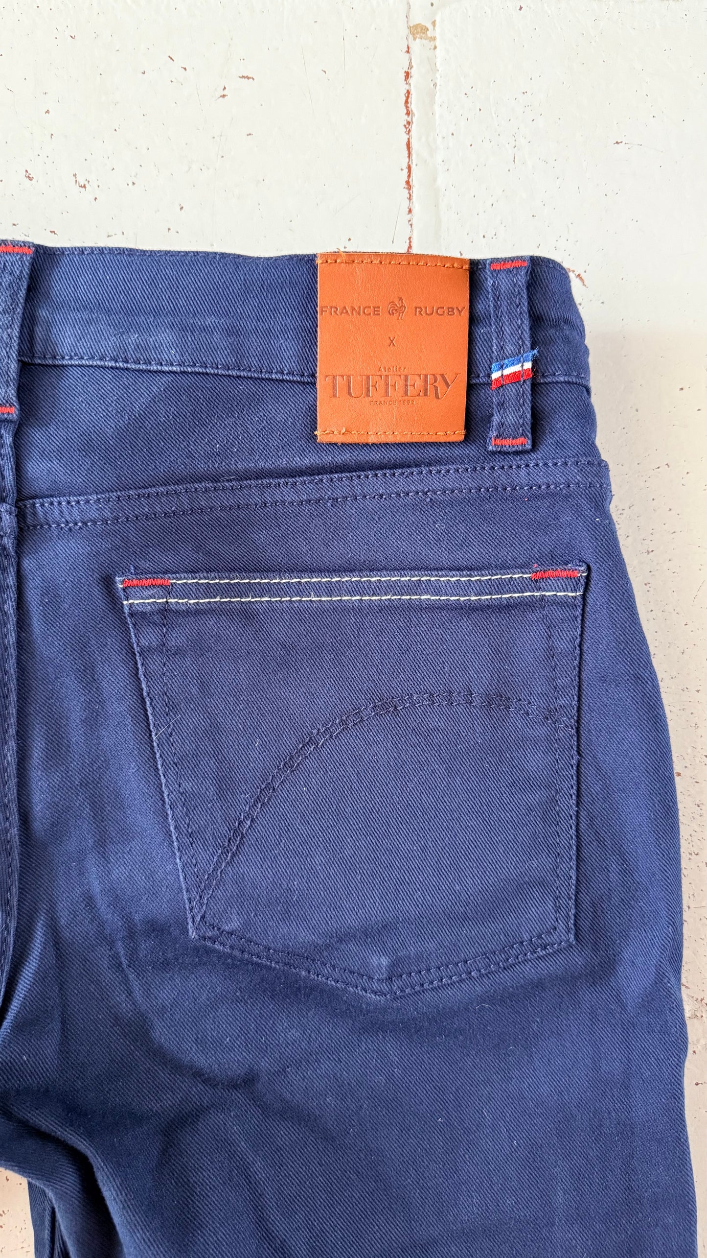 Jean femme ajusté taille standard Bleu Bio Rugby – Augusta