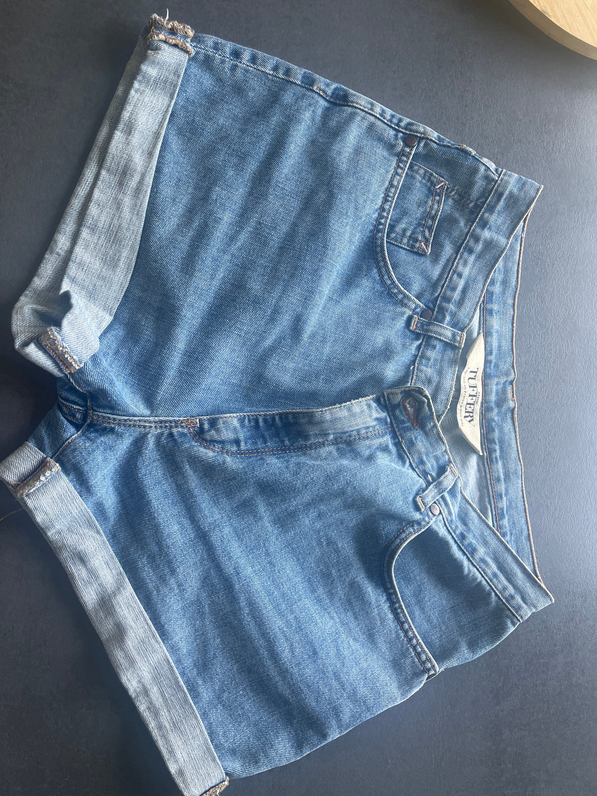 Short en jean taille haute - Aimé