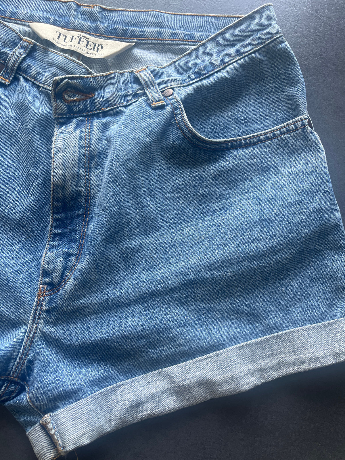 Short en jean taille haute - Aimé