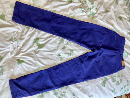 Chino ajusté taille haute Moleskine - Léonie