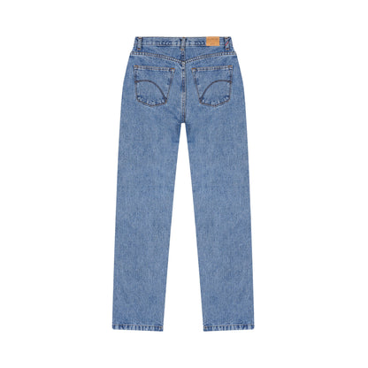 Jean droit taille haute clair – Apolline