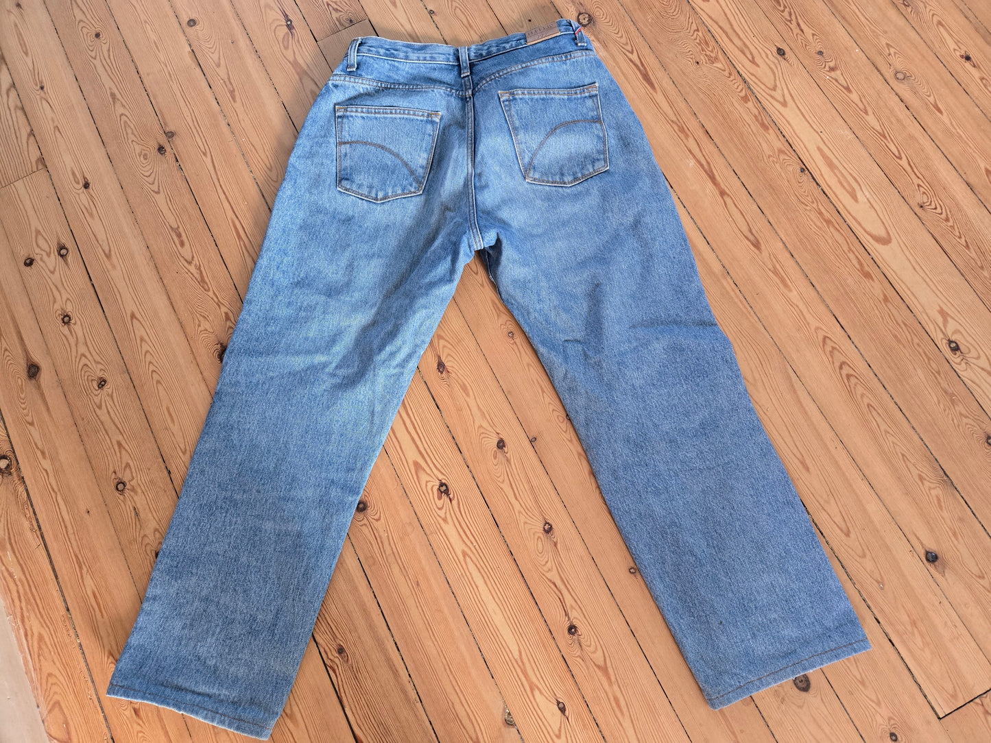 Jean droit taille haute clair – Apolline