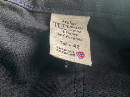 Chino droit ajusté taille haute en jean 100% lin français – Léonie