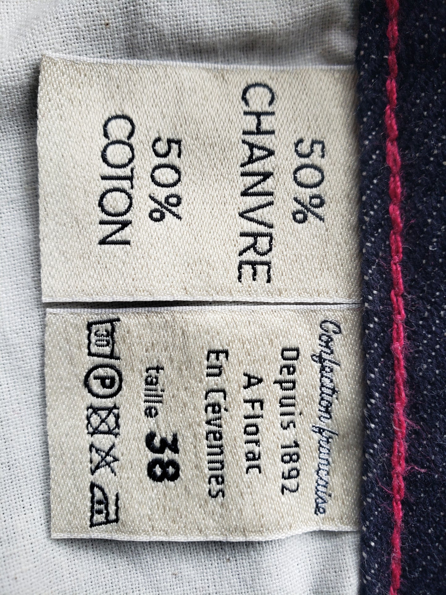 Jean mom taille haute Chanvre - Marthe