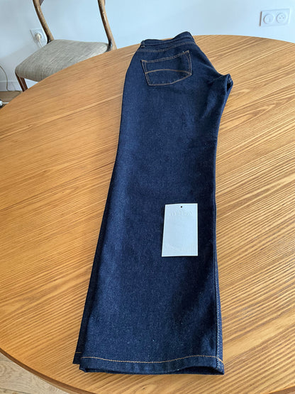 Jean femme droit taille haute Brut - Apolline