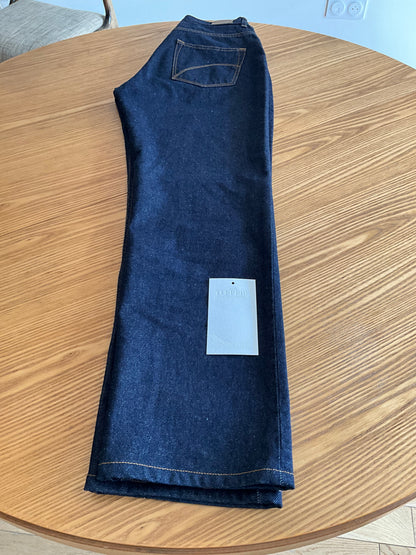 Jean femme droit taille haute Brut - Apolline