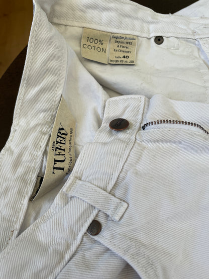 Jean mom taille haute blanc - Marthe