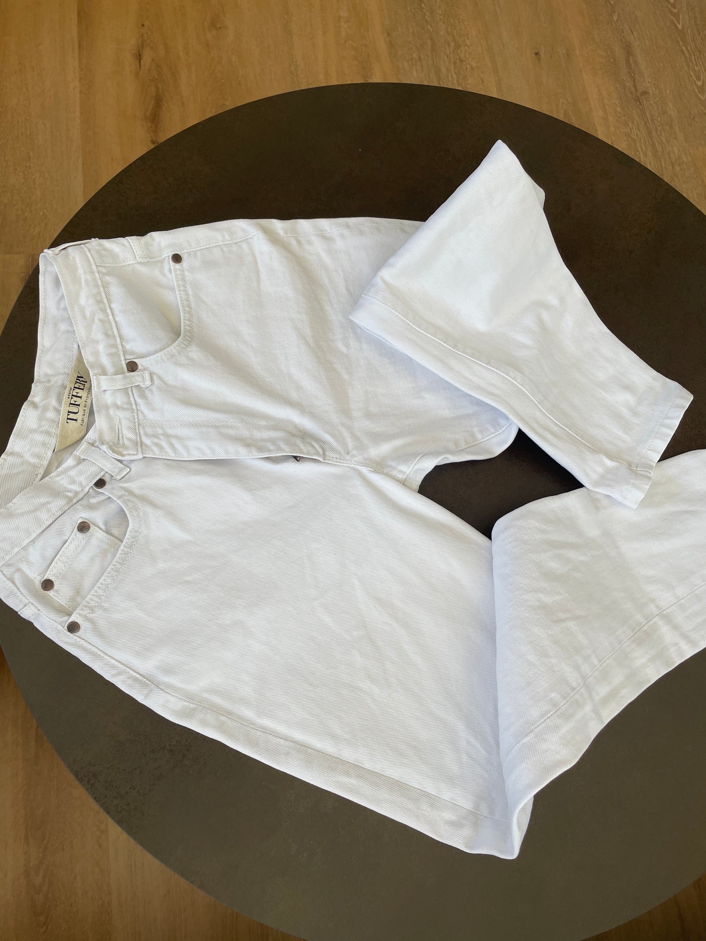 Jean mom taille haute blanc - Marthe