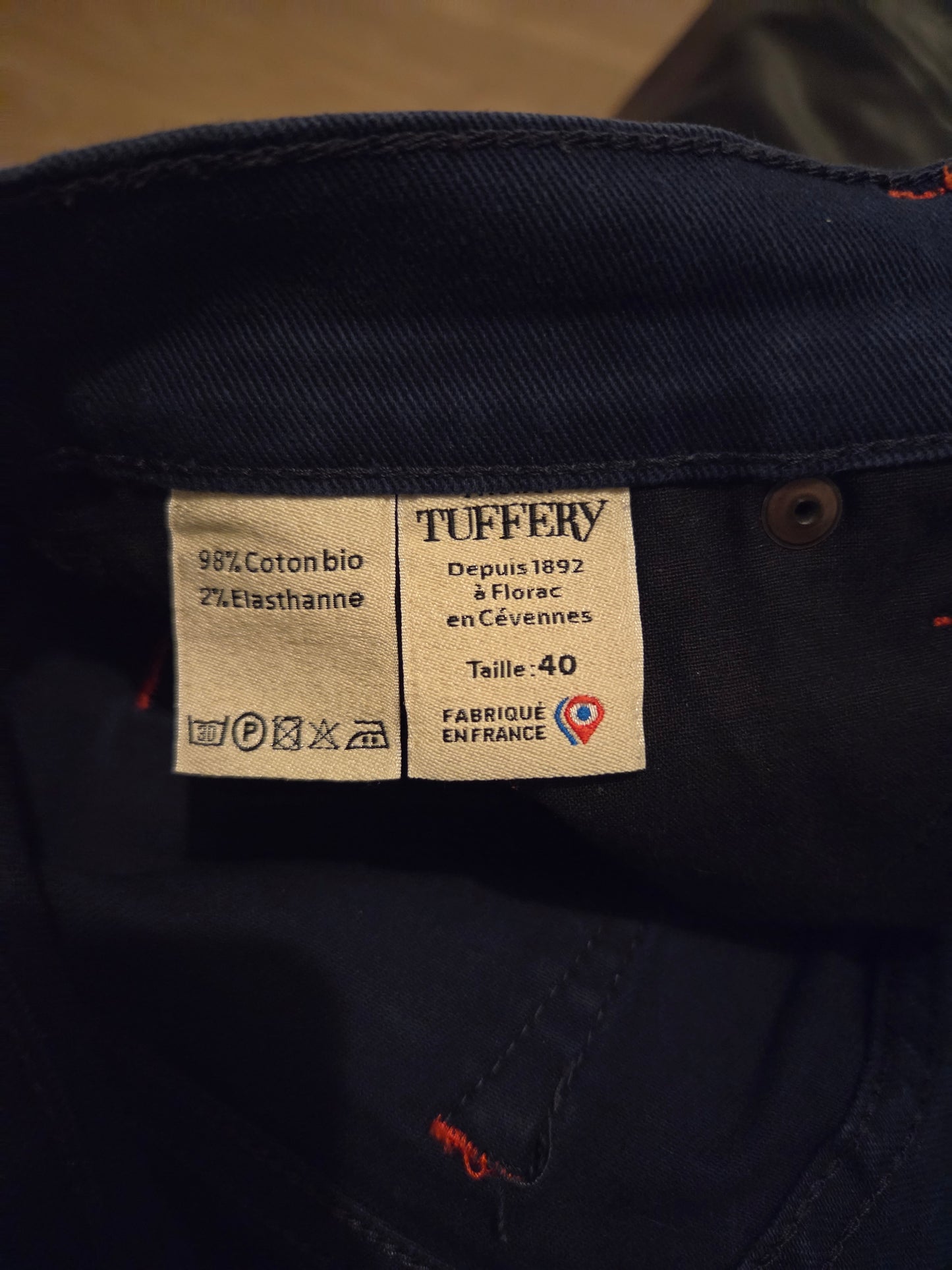 Jean femme ajusté taille standard Bleu Bio Rugby – Augusta
