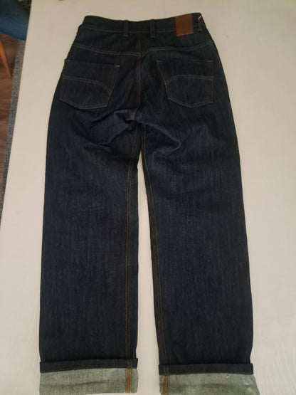 Jean large taille haute Selvedge - Désiré