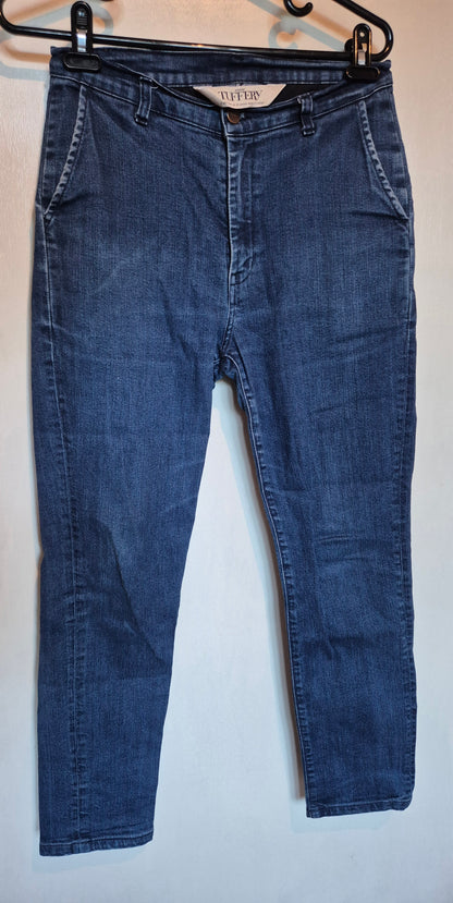 Chino ajusté taille haute Brut Coton Bio - Léonie