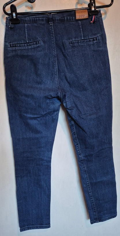 Chino ajusté taille haute Brut Coton Bio - Léonie