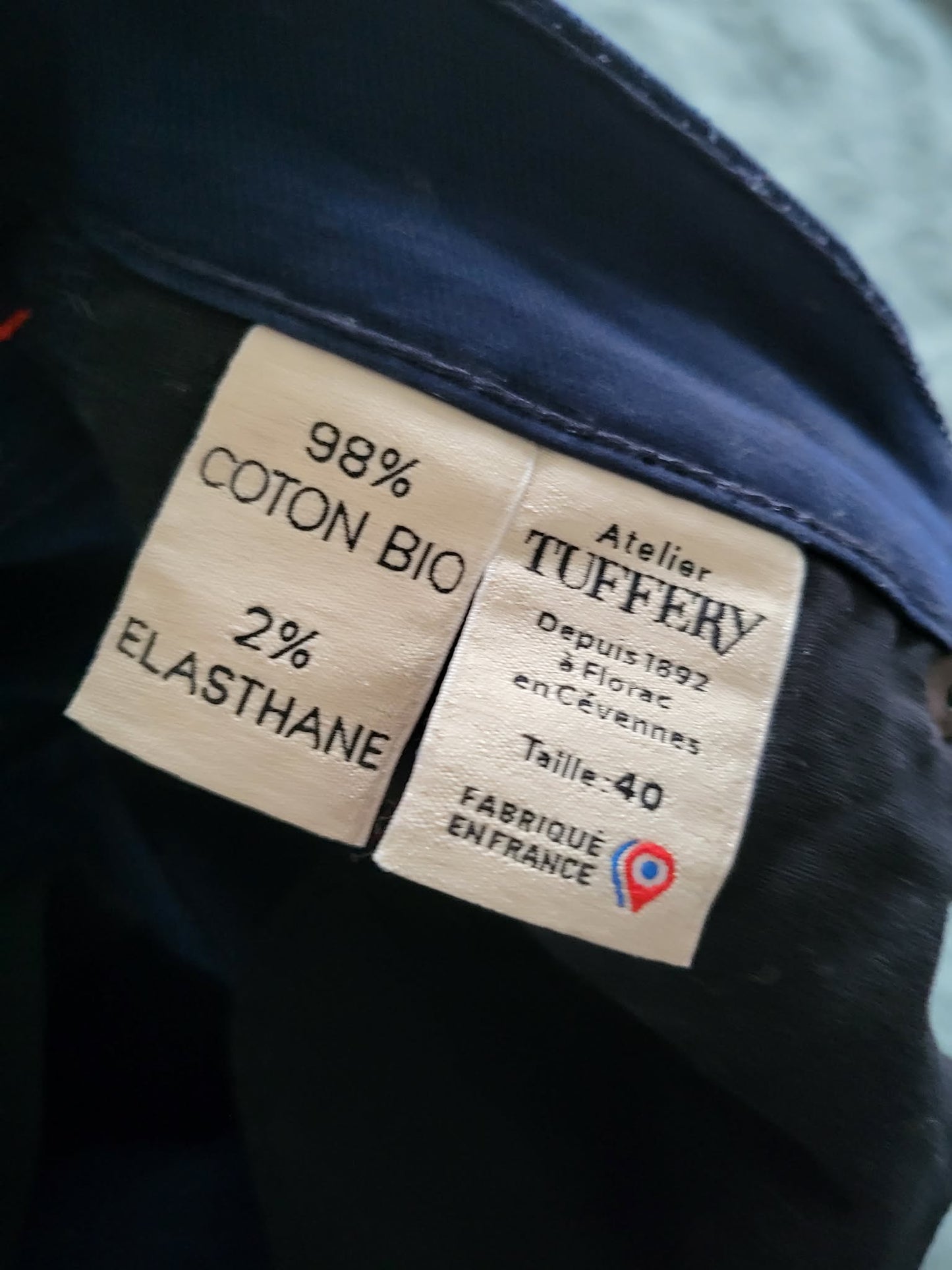 Jean homme ajusté Bleu Bio – Alphonse