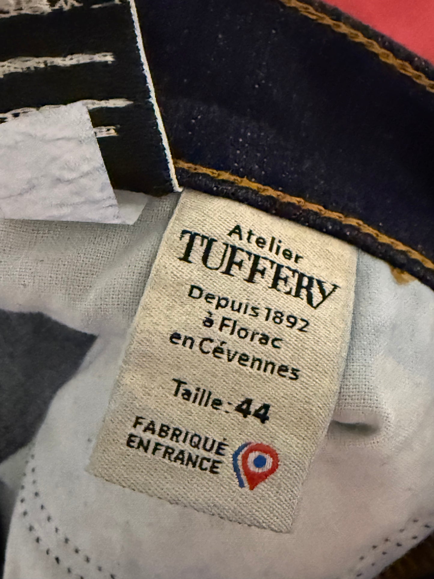 Jean droit taille haute Flex brut - Célestin
