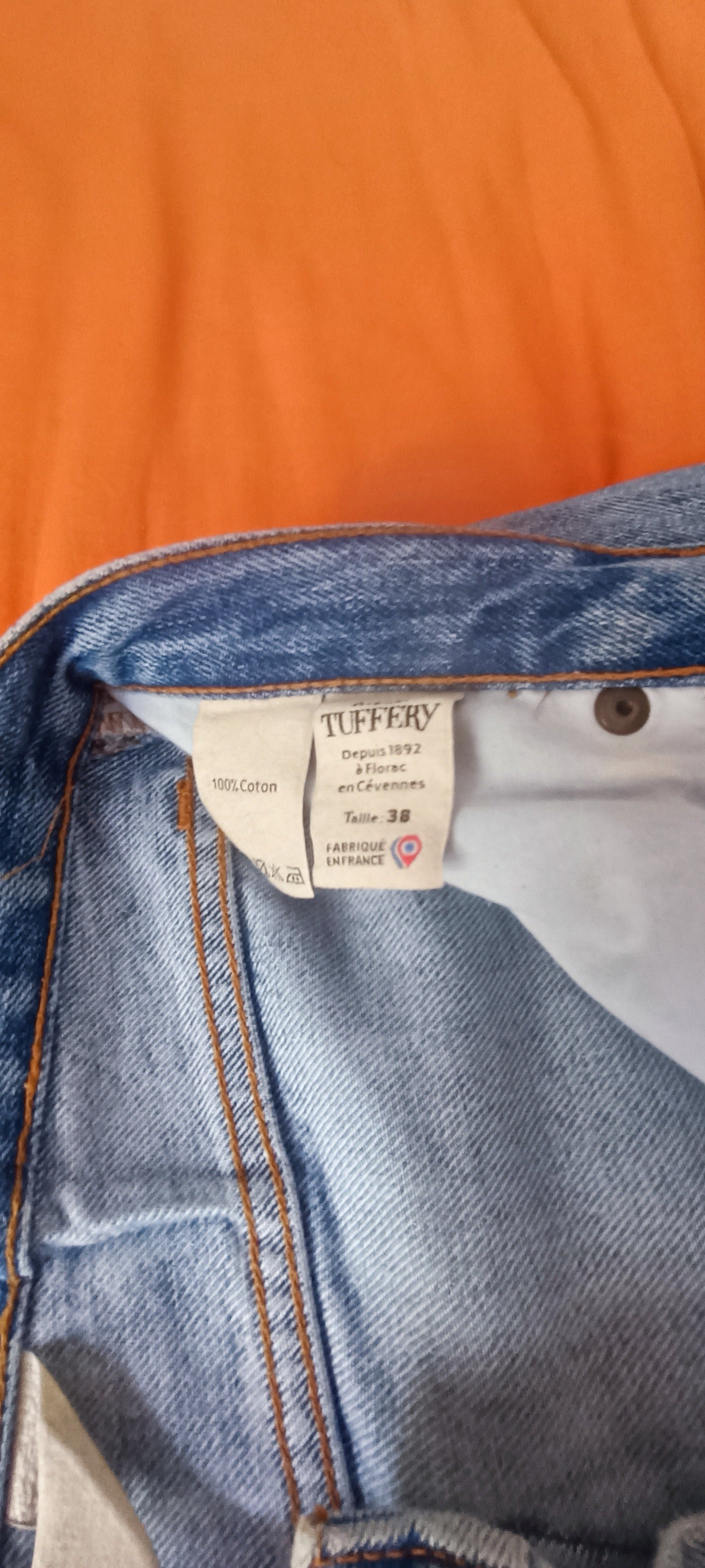 Jean droit taille haute clair – Apolline