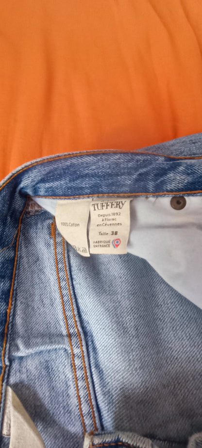 Jean droit taille haute clair – Apolline