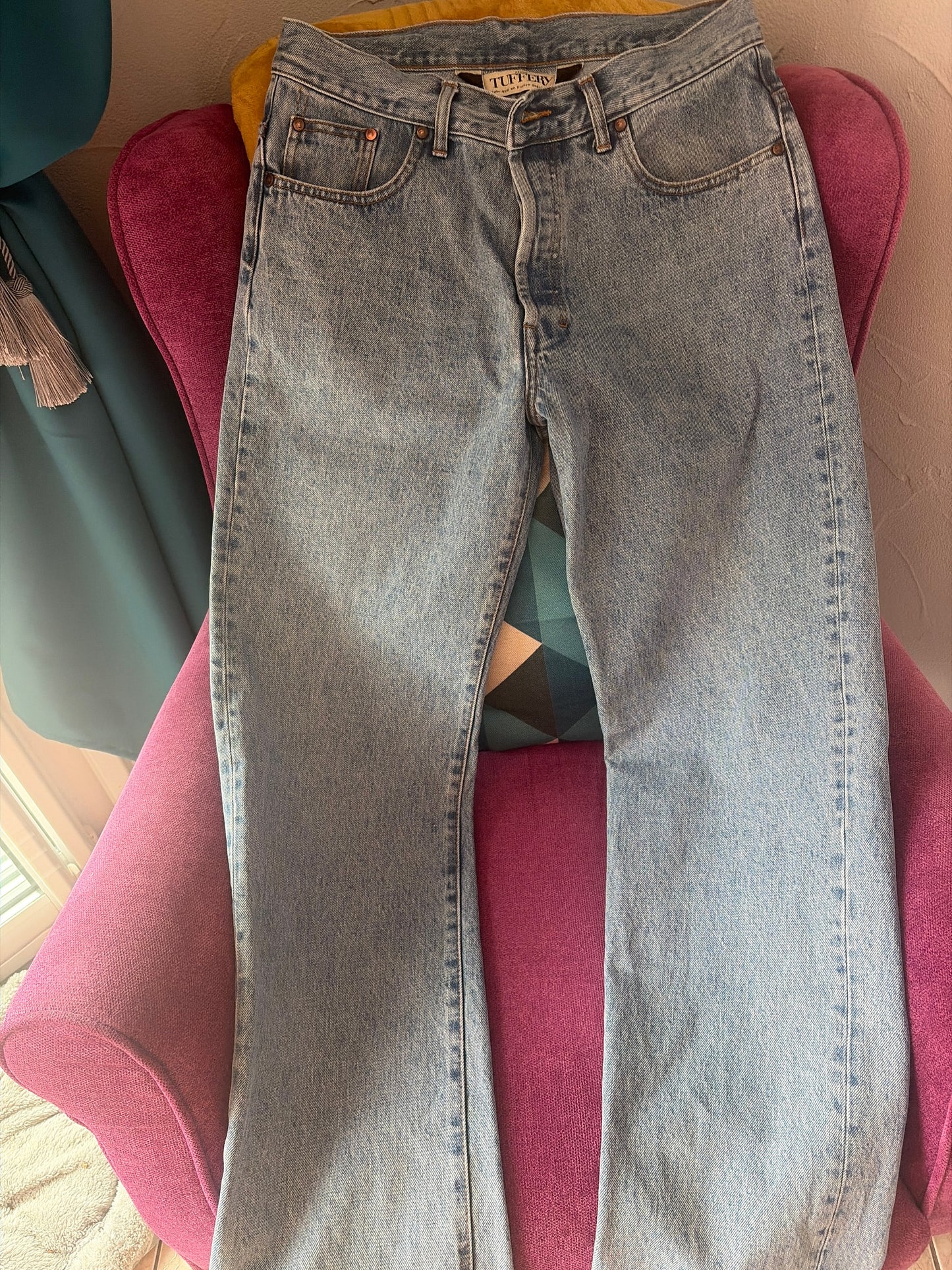 Jean droit taille haute clair - Célestin