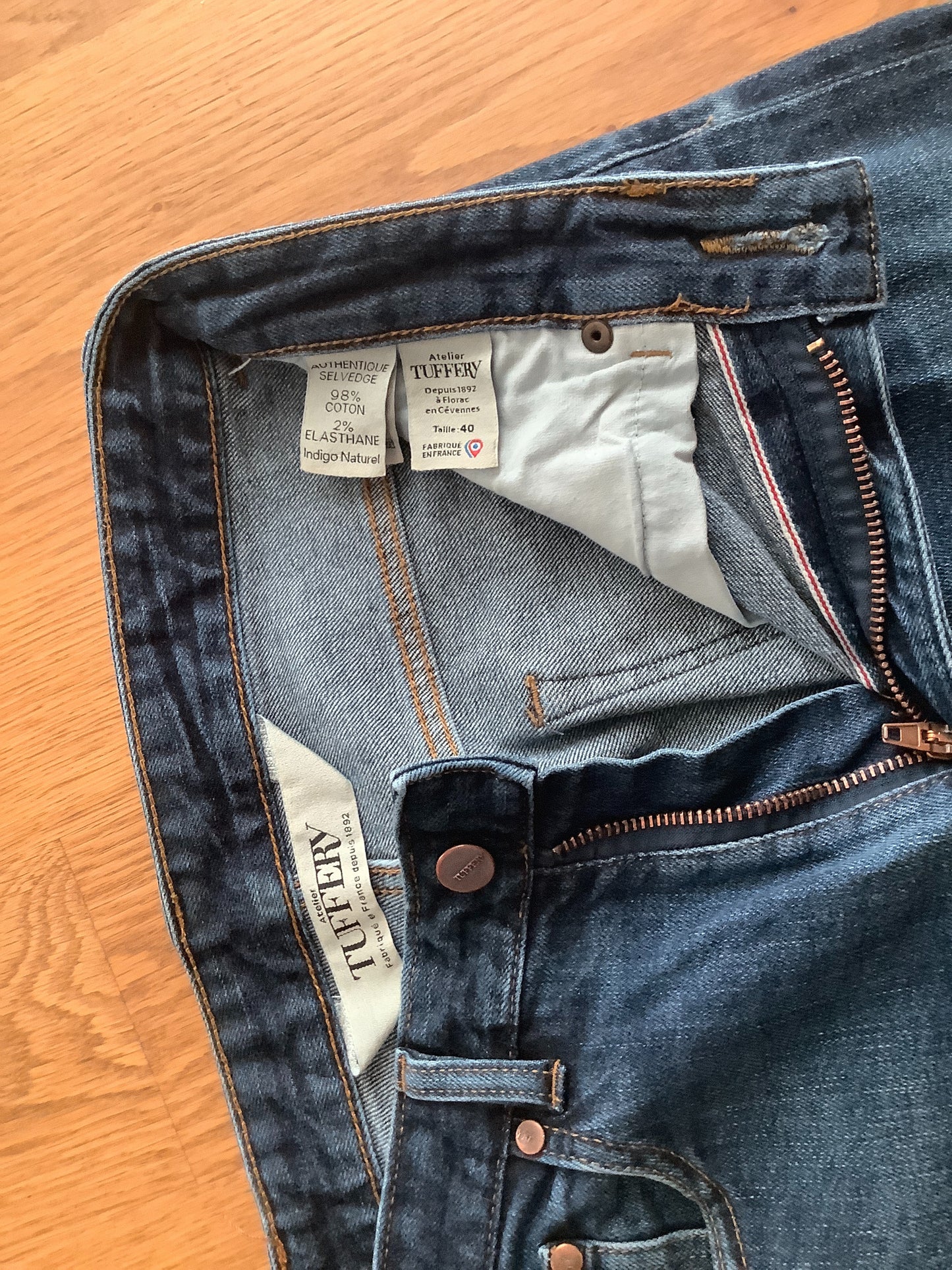 Jean droit ajusté Brut Selvedge - Alphonse