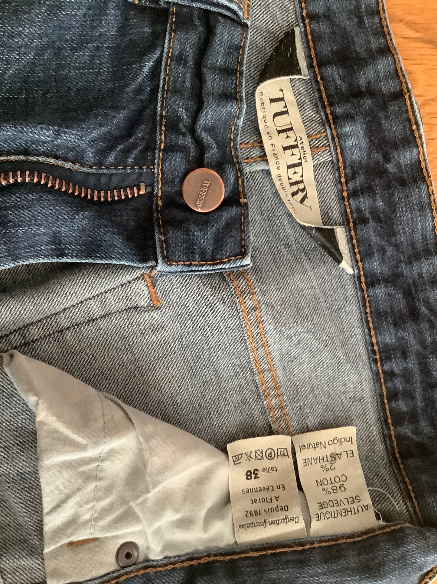 Jean droit ajusté Brut Selvedge - Alphonse