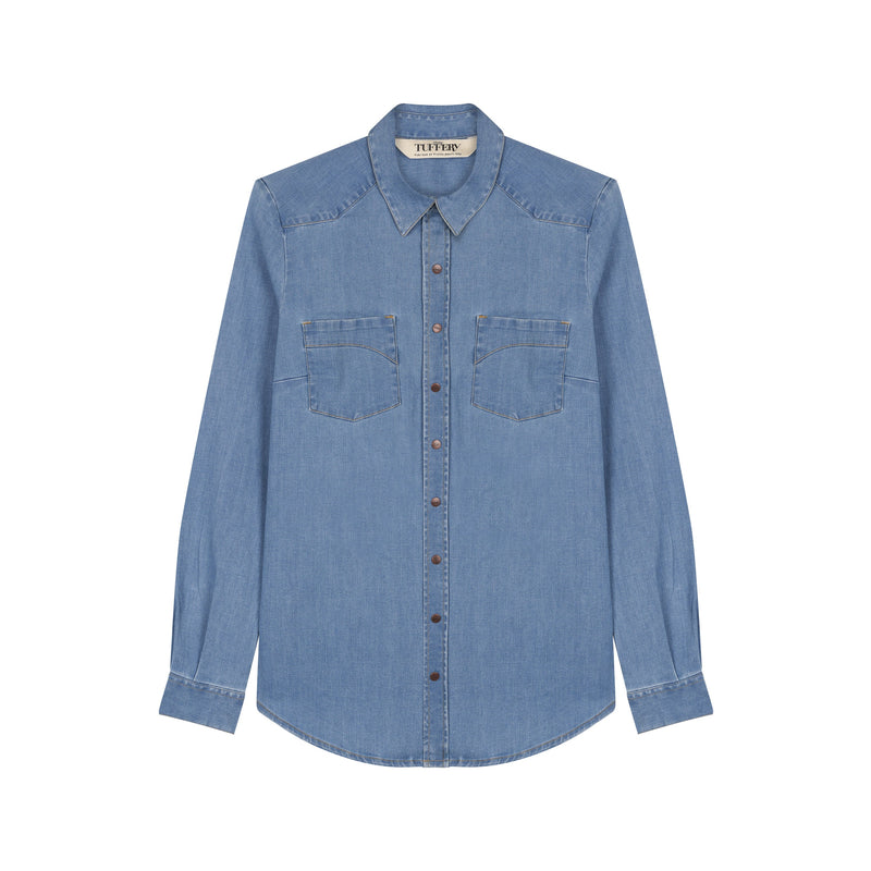 Chemise en jean femme clair - Cévennes