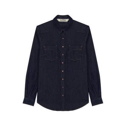 Cévennes - Chemise femme en jean Brut