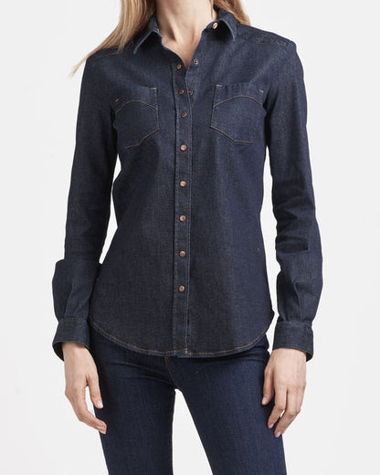 Cévennes - Chemise femme en jean Brut