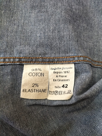 Cévennes - Chemise femme en jean Brut