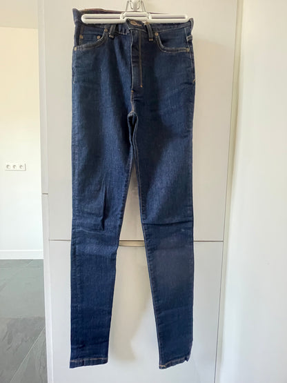 Jean slim taille haute Coton Bio - Marianne