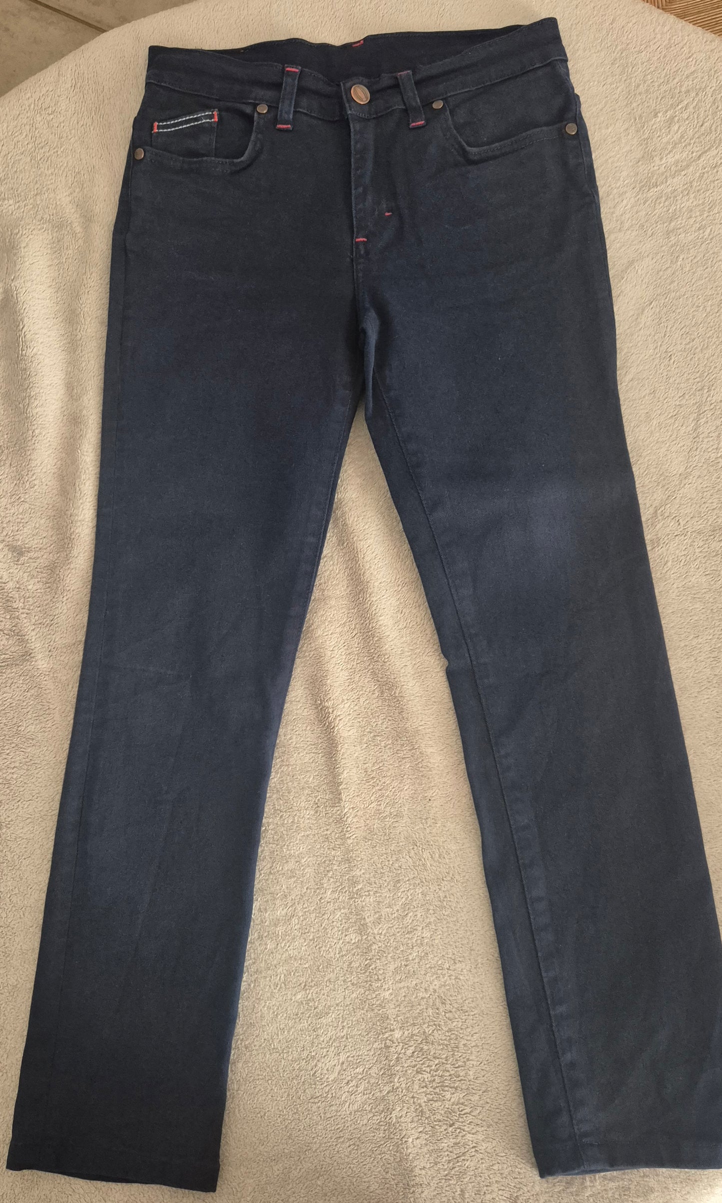 Jean femme ajusté taille standard Bleu Bio Rugby – Augusta