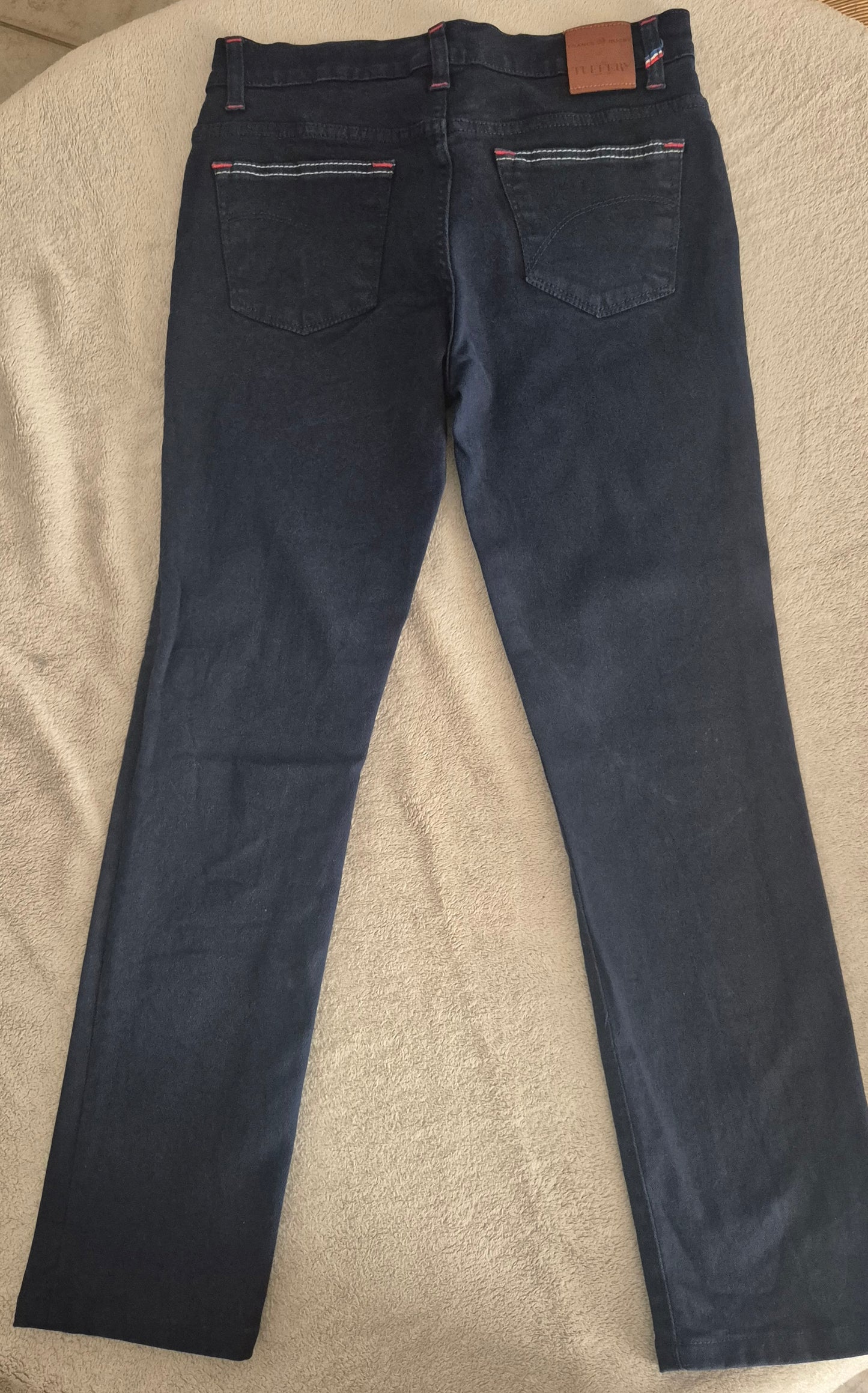 Jean femme ajusté taille standard Bleu Bio Rugby – Augusta