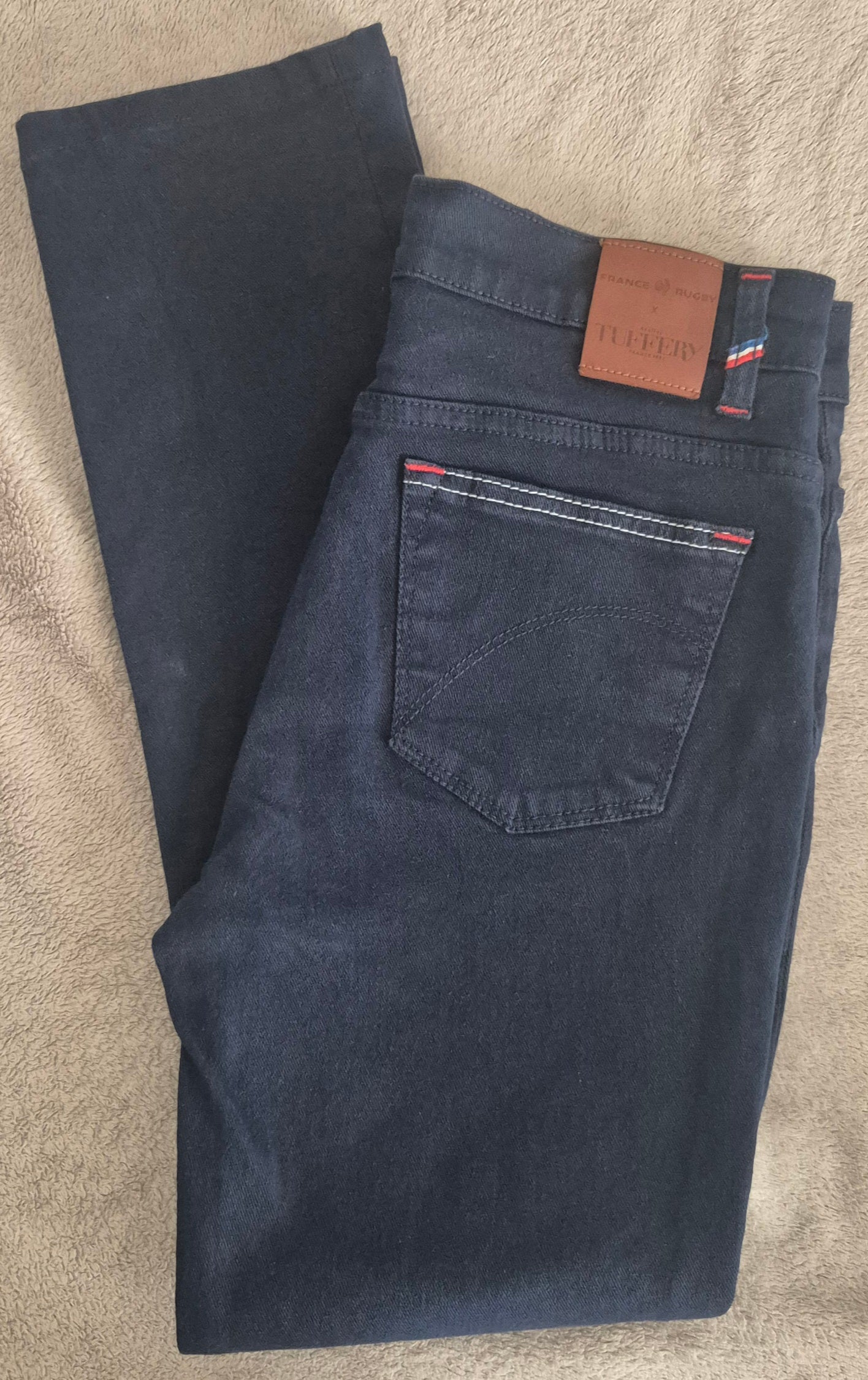 Jean femme ajusté taille standard Bleu Bio Rugby – Augusta