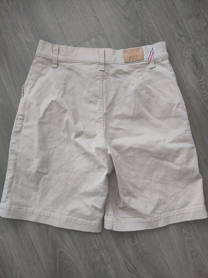 Short ajusté taille haute sable – Lucette