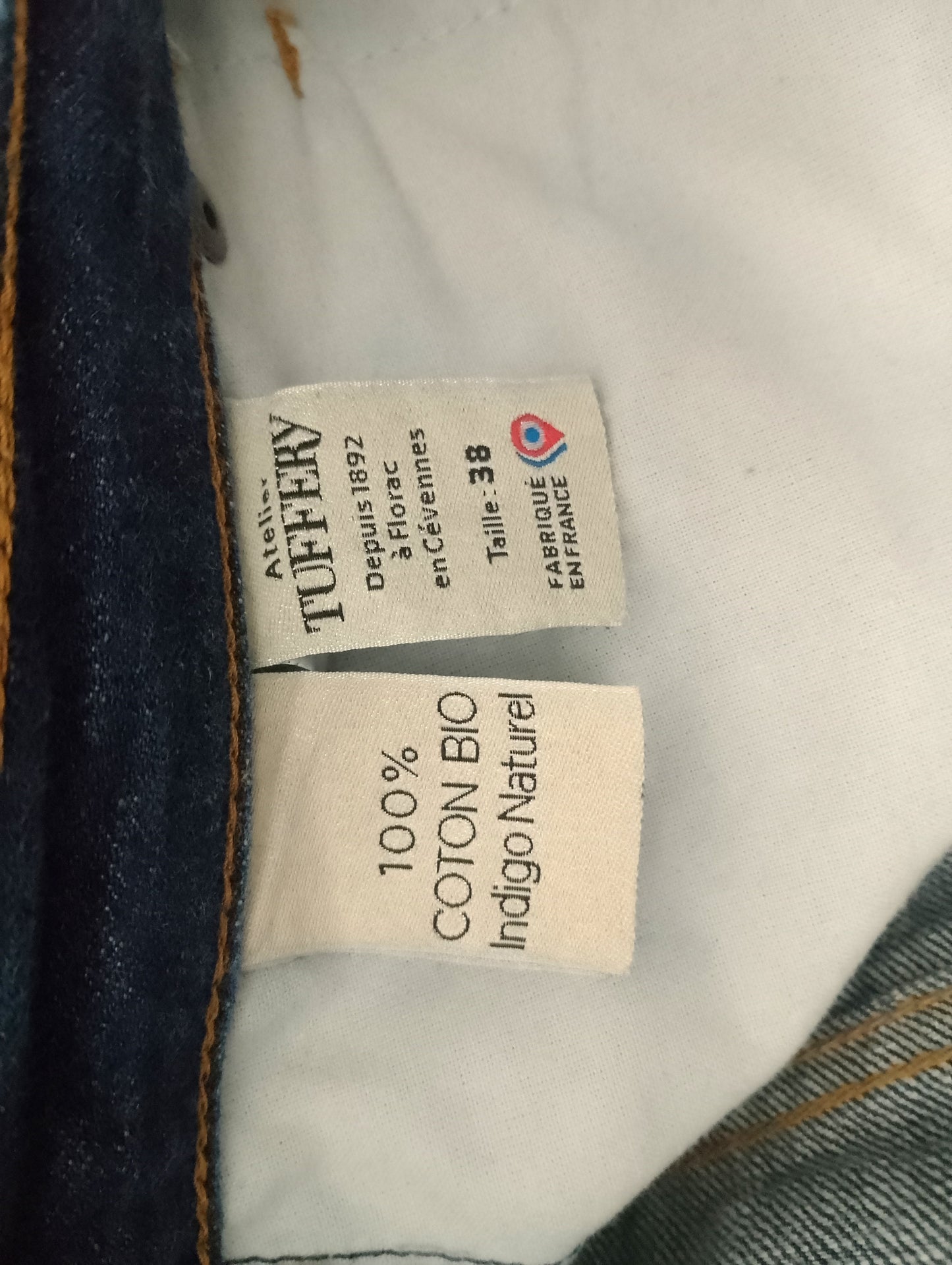 Jean mom taille haute Coton Bio - Marthe