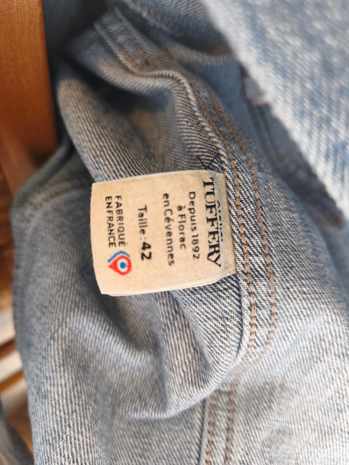 Le Tuff’s - Blouson homme en jean Clair x KINDER
