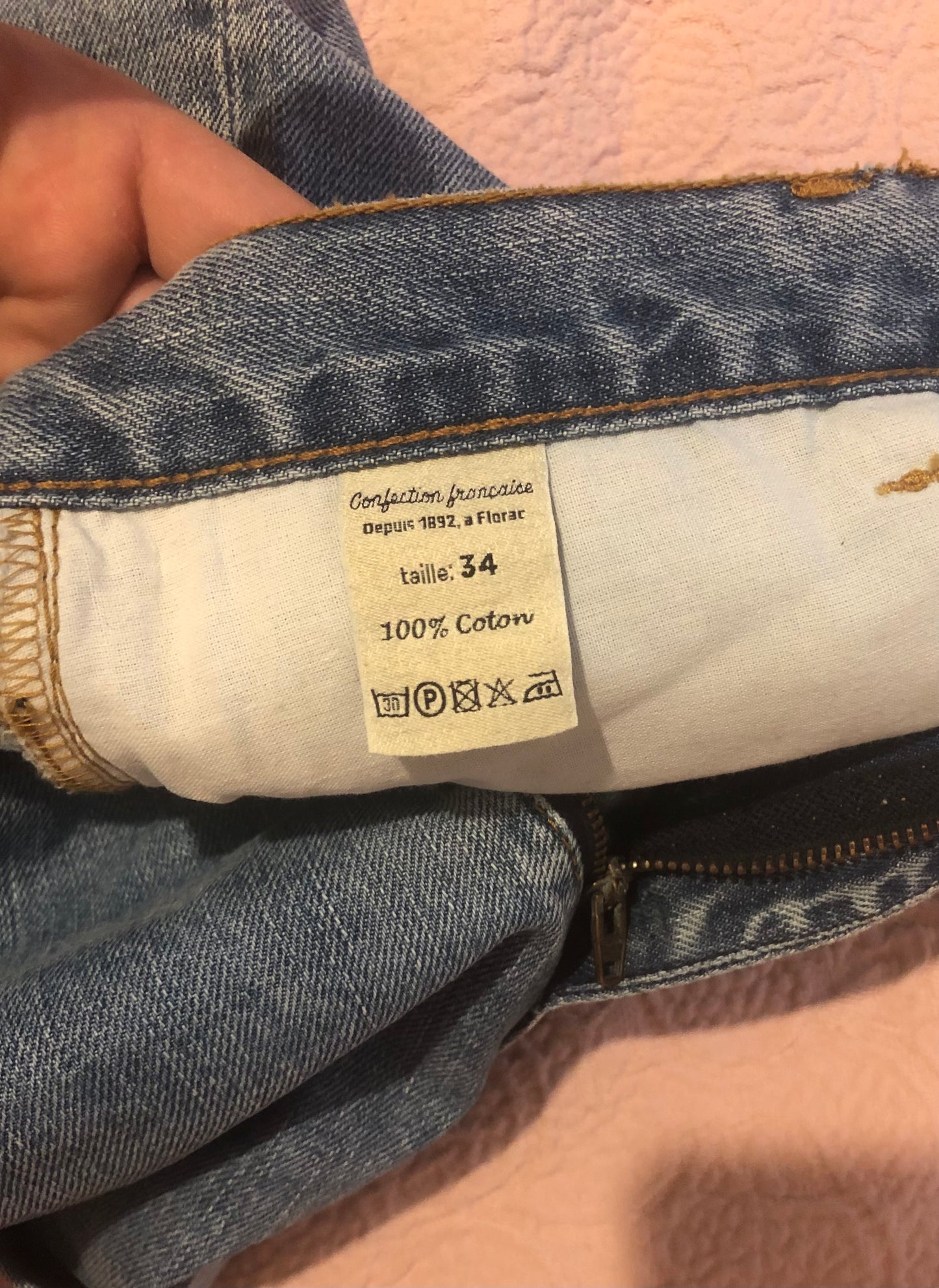 Short en jean taille haute - Aimé
