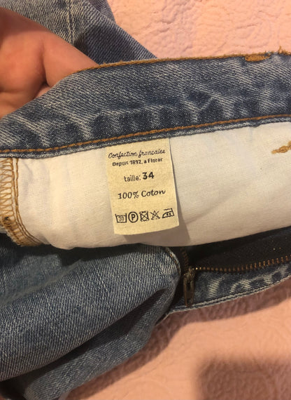 Short en jean taille haute - Aimé