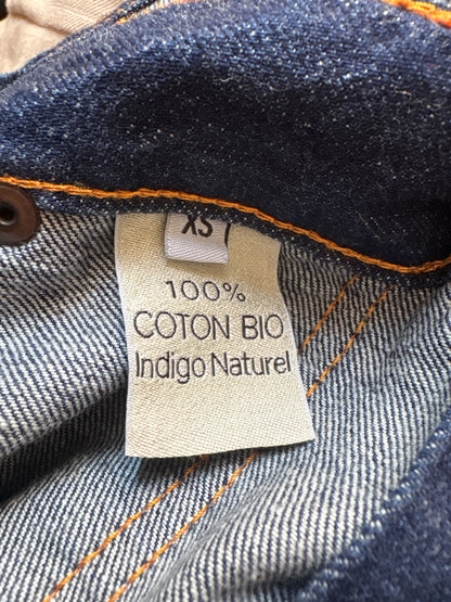 Salopette jean bio indigo naturel - André