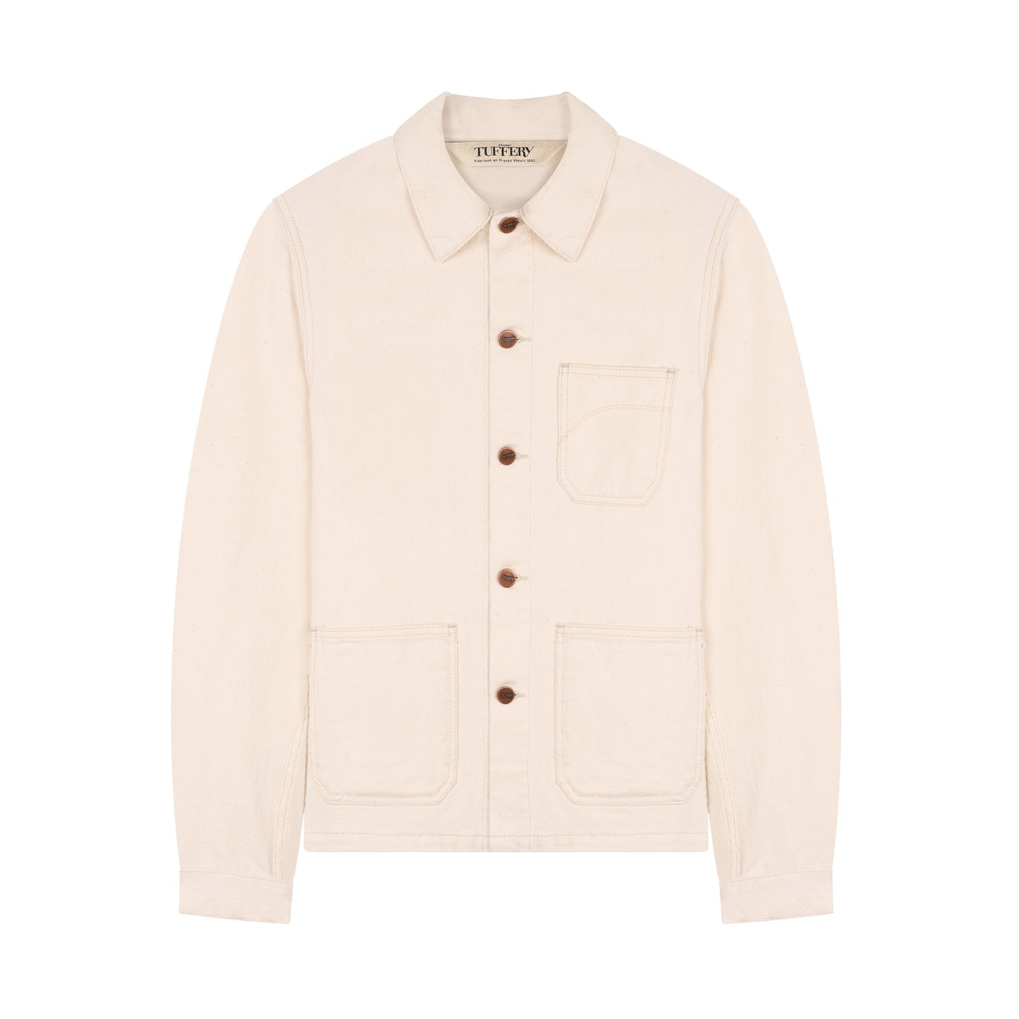 Méjean - Veste femme en jean Écru