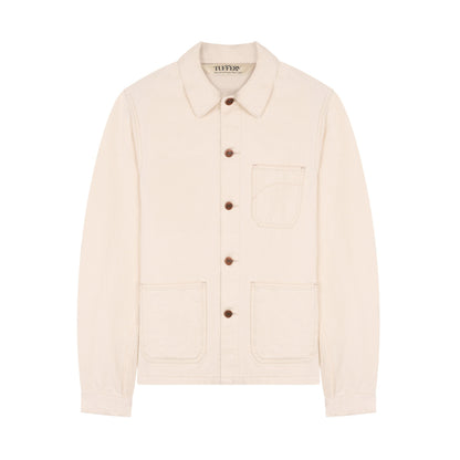 Méjean - Veste femme en jean Écru