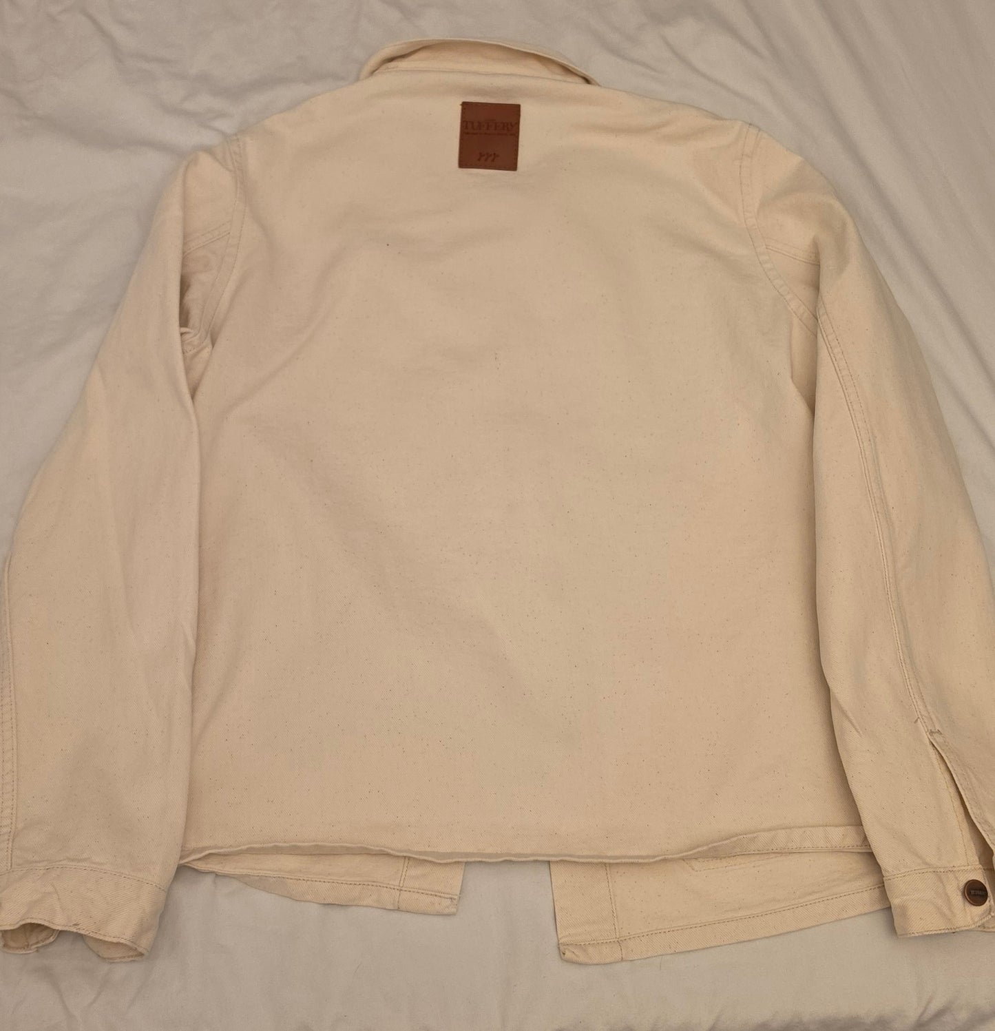 Méjean - Veste femme en jean Écru