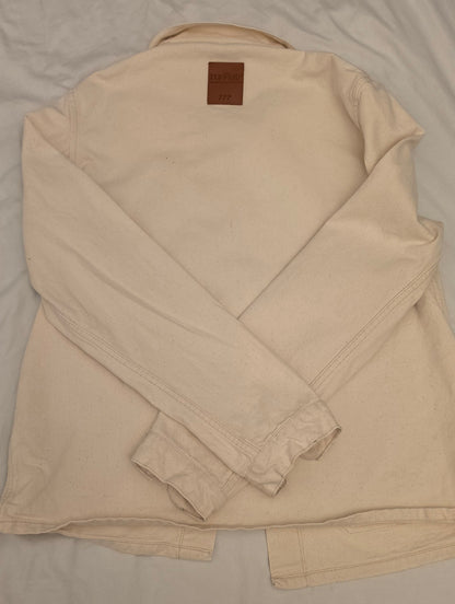 Méjean - Veste femme en jean Écru