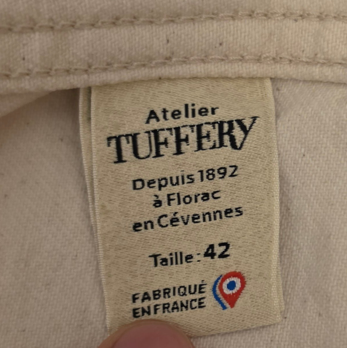 Méjean - Veste femme en jean Écru