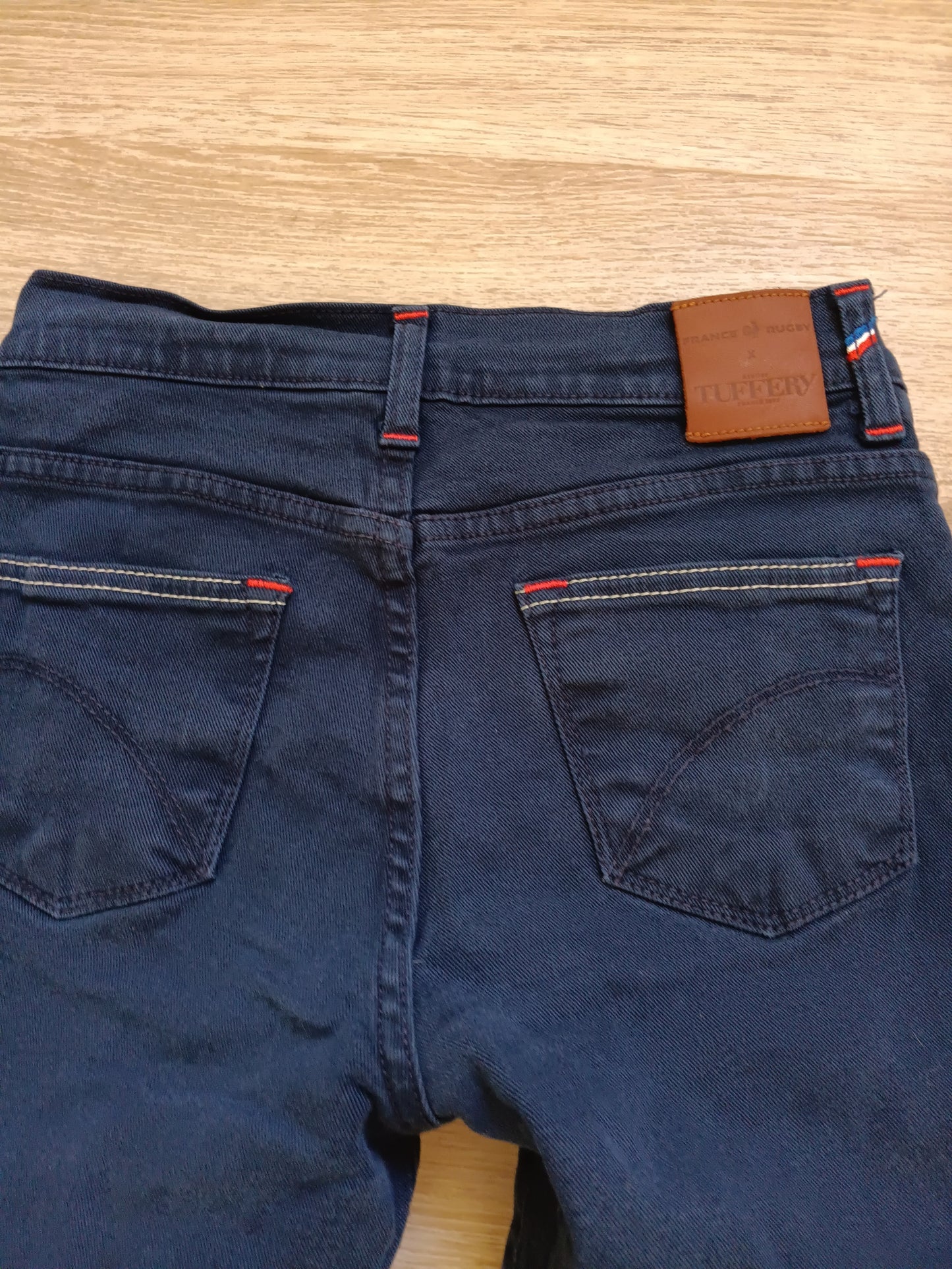 Augusta - Jean femme ajusté taille standard Bleu
